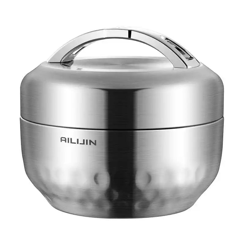 Bento Box Lunch Box 304 Stainless Steel With Compartments Sealed Leak-Proof Double Layer Lunch Box for Home Office Work School