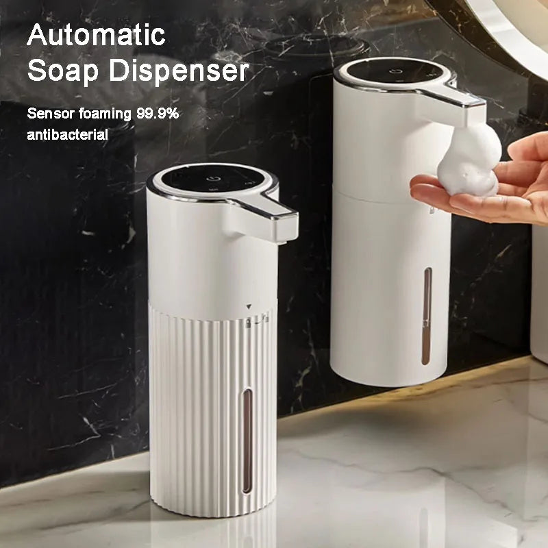 Touchless Automatic Soap Dispenser USB Rechargeable Wall-Mounted Induction Foaming Hand Sanitizer Dispenser